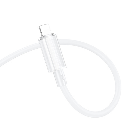 Borofone Kabel BX112 Lemon - Typ C na Lightning - PD 27W 1 metr biały