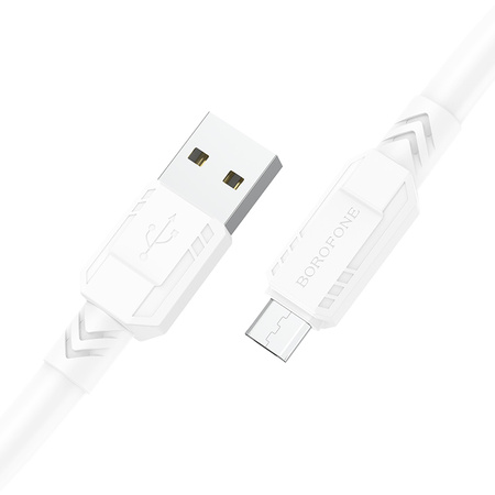 Borofone Kabel BX81 Goodway - USB na Micro USB - 2,4A 1 metr biały