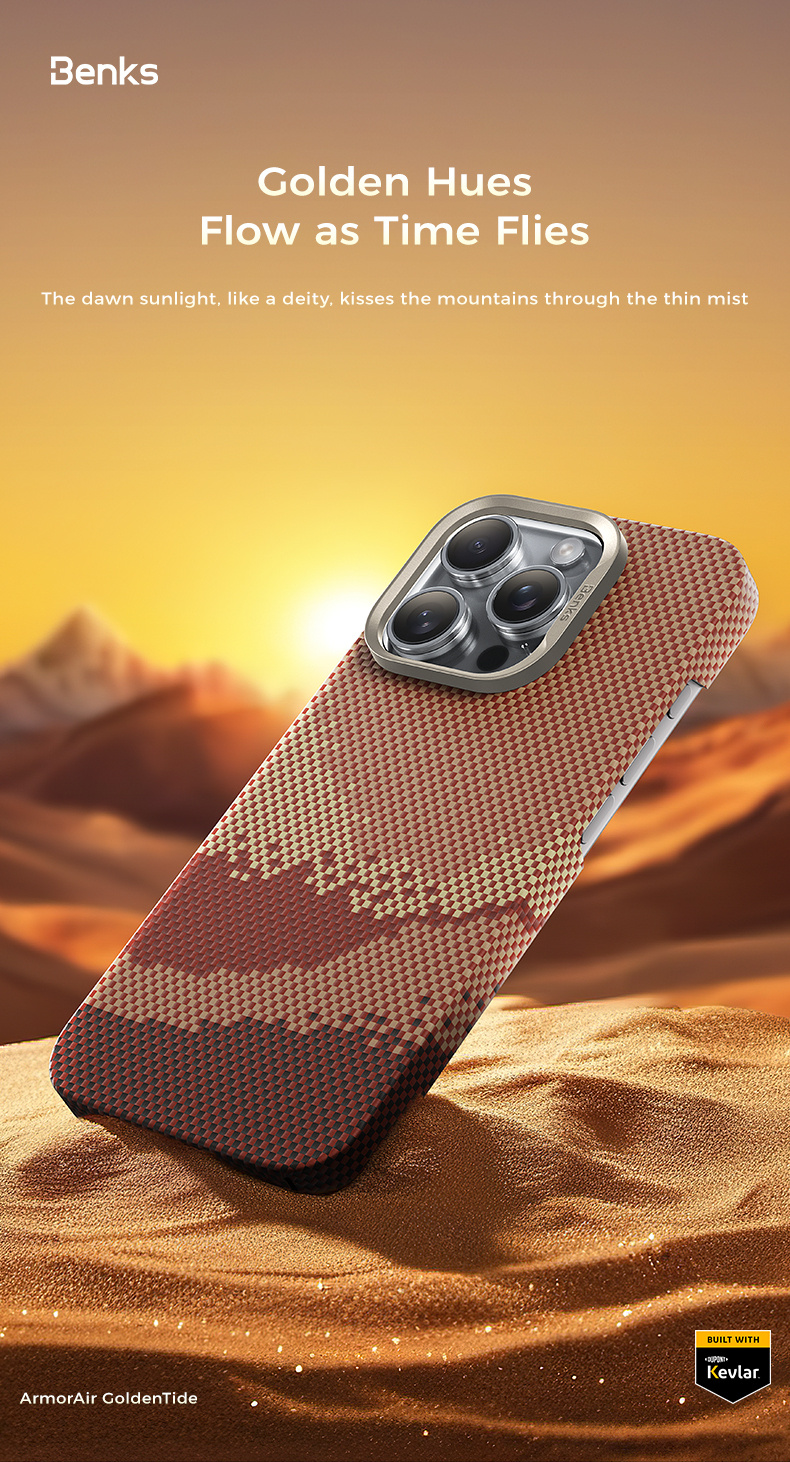 Die Benks Hülle am iPhone 16 Pro