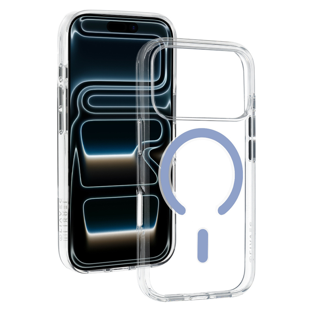 Liavec Pure Case do Iphone 17 Pro Max/18 Pro Max jasnoniebieski (Camera Control Button)