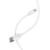 Borofone Kabel BX14 LinkJet - USB na Lightning - 2,4A 3 metry biały