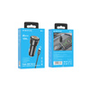 Borofone Ładowarka samochodowa BZ17 Core - 2xUSB - QC 3,0 18W z kablem USB na Micro USB czarna