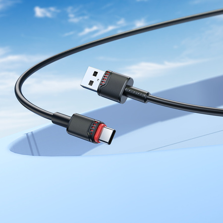 Borofone Kabel BX110 Beneficio - USB auf Typ C - 3A 1 m schwarz