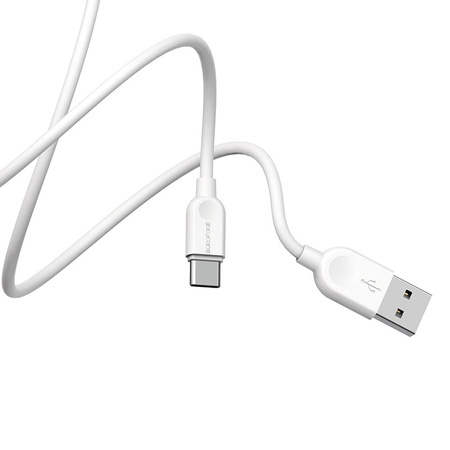 Borofone Kabel BX14 LinkJet - USB na Typ C - 3A 1 metr biały