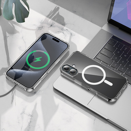 Borofone Hülle BI5 Ice Shield Magnetic Iphone 16 transparent