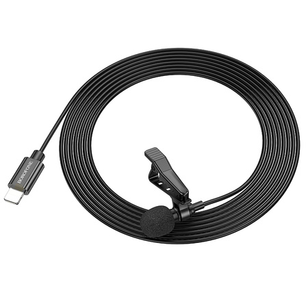 Borofone Ansteckmikrofon BFK11 Elegant Lightning schwarz
