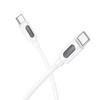 Borofone Kabel BX114 Structure - Typ C auf Typ C - PD 60W 3A 1 m weiß