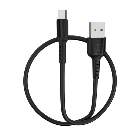 Borofone Kabel BX16 Easy - USB auf Typ C - 3A 1 m schwarz