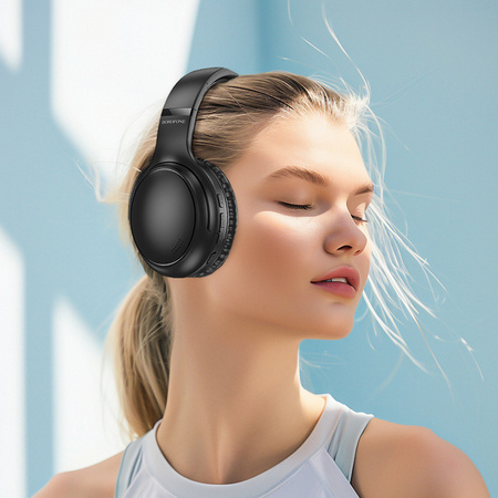 Borofone Over-Ear-Kopfhörer BO29 Fascinador Bluetooth schwarz