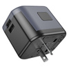 Borofone Reiseadapter BAC12 - 2×USB + Typ C - USA, UK, EU, AU schwarz