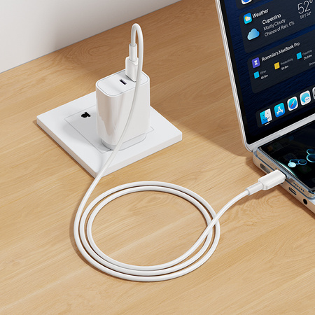 Borofone Kabel BX127 Regalo - USB na Typ C - 1 metr biały /20 sztuk/puszka/
