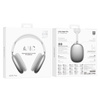 Borofone Over-Ear-Kopfhörer BO35 Plus Adorable Bluetooth ANC silber