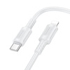 Borofone Kabel BX111 Feliz - Typ C auf Lightning - PD 27W 1 m weiß