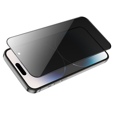 Borofone Panzerglas BF7 Diamond Armor Full Screen Anti-Spy für iPhone 15 Pro - 10 Stück