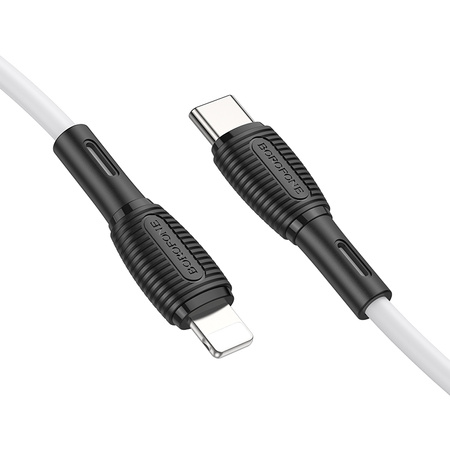 Borofone Kabel BX86 Advantage - Typ C na Lightning - PD 20W 1 metr biały