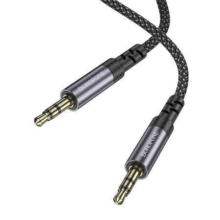 Borofone Kabel AUX BL24 Graceful - Typ C na jack 3,5mm - 1 metr czarny
