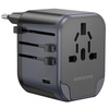 Borofone Reiseadapter BAC12 - 2×USB + Typ C - USA, UK, EU, AU schwarz