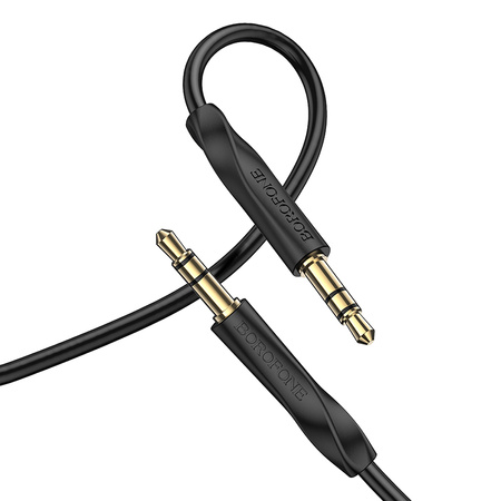 Borofone AUX-Kabel BL16 - Klinke 3,5mm auf Klinke 3,5mm - 1 m schwarz