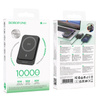 Borofone Powerbank 10000mAh BJ63A Nimble - Typ C - PD 20W magnetisch mit induktivem Laden schwarz
