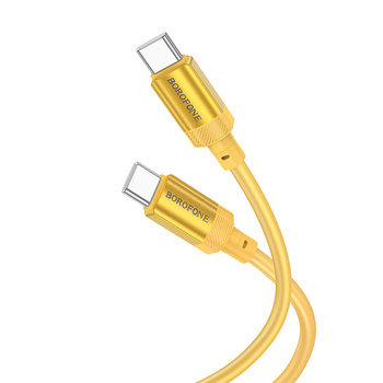 Borofone Kabel BX108 Start - Typ C auf Typ C - 60W 3A 1 m gold