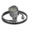 Borofone Netzladegerät BN17 Sunlight - USB + Typ C -  QC 3.0 PD 20W 3A mit Kabel Typ C auf Lightning schwarz