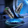 Borofone Ładowarka samochodowa BZ25 Journey - USB + Typ C - PD 38W 3A z kablem Typ C na Lightning czarna