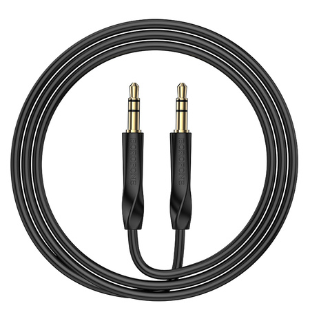 Borofone AUX-Kabel BL16 - Klinke 3,5mm auf Klinke 3,5mm - 1 m schwarz