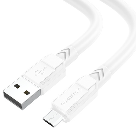 Borofone Kabel BX81 Goodway - USB na Micro USB - 2,4A 1 metr biały