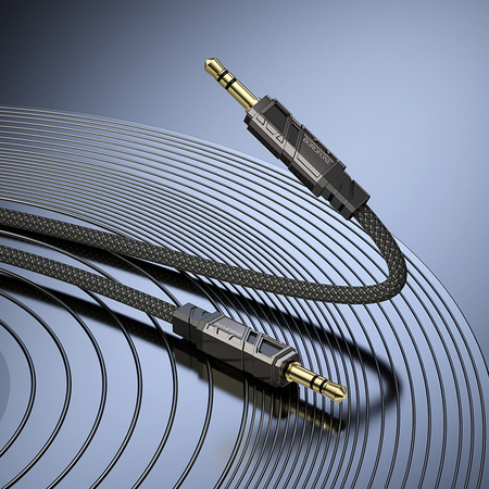 Borofone Kabel AUX BL22 Dignity - jack 3,5mm na jack 3,5mm - 1 metr czarny