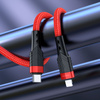 Borofone Kabel BU35 Influence - Typ C na Lightning - PD 20W 1,2 metra czerwony