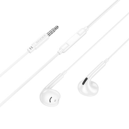 Borofone Słuchawki BM96 Brilliant z mikrofonem białe