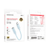 Borofone Adapter BV22 Lemon - Typ C auf Klinke 3,5mm (DAC) - hellblau