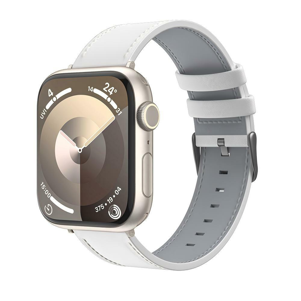 Fabryczny pasek nudzi się po tygodniu. Vintage Leather Watch Band zmienia Apple Watch 42/44/45/49 w kilka sekund - inny charakter na dzień i wieczór.