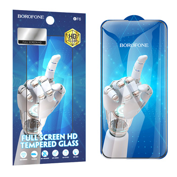 Borofone Panzerglas BF6 Diamond Armor Full Screen HD für iPhone 15/16 - 10 Stück