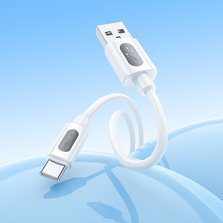Borofone Kabel BX114 Structure - USB na Typ C - 3A 1 metr biały