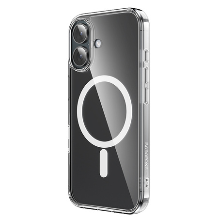 Borofone Hülle BI5 Ice Shield Magnetic Iphone 16 Plus transparent