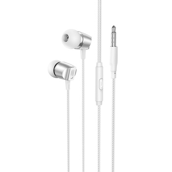 Borofone Kopfhörer BM66 New Sound mit Mikrofon silber