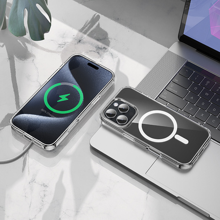 Borofone Hülle BI5 Ice Shield Magnetic Iphone 16 Pro Max transparent