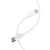 Borofone Kabel BX14 LinkJet - USB auf Typ C - 3A 1 m weiß