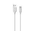Borofone Kabel BX14 LinkJet - USB na Typ C - 3A 1 metr biały