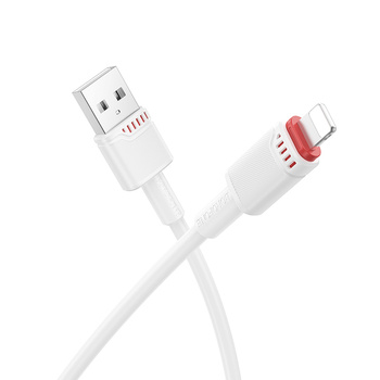 Borofone Kabel BX110 Beneficio - USB auf Lightning - 2,4A 1 m weiß