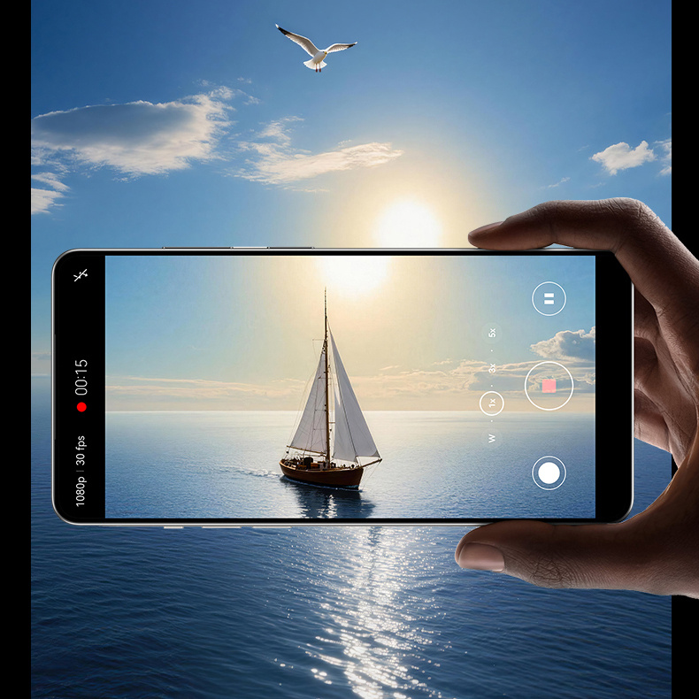 Kameraglas aufgesetzt am Samsung Galaxy S26 Ultra Glass Warrior Lens Protector - Srebrne