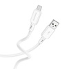Borofone Kabel BX94 Crystal color - USB na Micro USB - 2,4A 1 metr biały