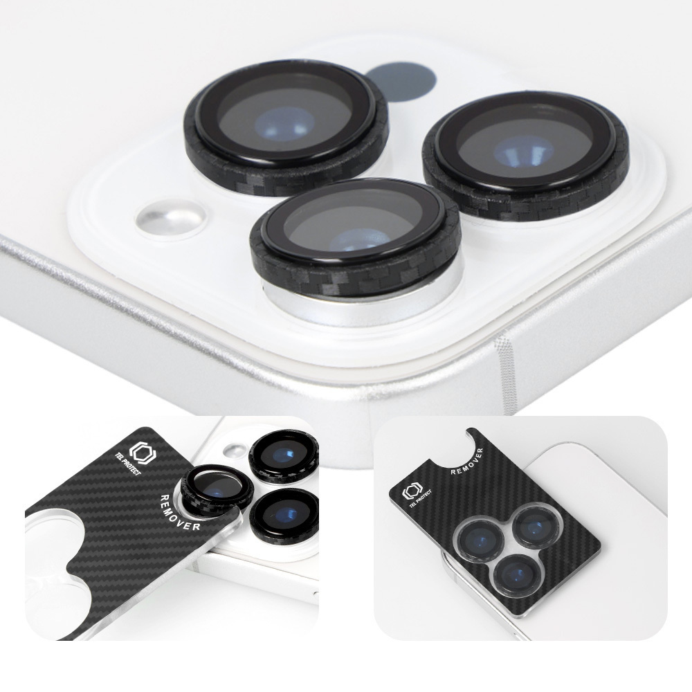 Kameraschutzglas auf dem iPhone 16 Pro