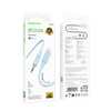 Borofone Kabel AUX BL21 Lemon - Typ C na jack 3,5mm - 1 metr niebieski