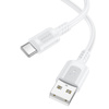Borofone Kabel BX111 Feliz - USB na Typ C - 3A 1 metr biały
