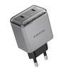 Borofone Netzladegerät BN21 Lena - 2×Typ C - PD 40W grau