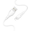 Borofone Kabel BX18 Optimal - USB na Lightning - 2A 1 metr biały