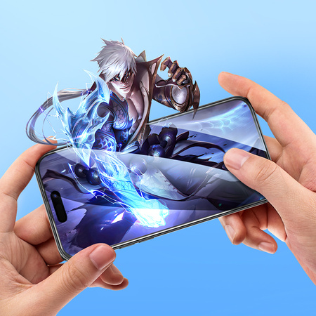 Borofone Panzerglas BF6 Diamond Armor Full Screen HD für iPhone 14 Pro - 10 Stück