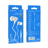 Borofone Słuchawki BM66 New Sound z mikrofonem srebrne